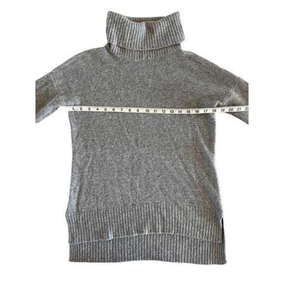 Bartolini Wool Cashmere‎ Turtleneck Cowl Neck Sweater Gray Small Made in Italy - Picture 6 of 7